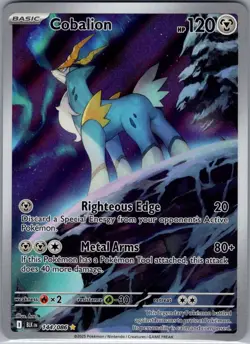 Cobalion 144/086 SV: Black Bolt - Pokemon Card - NM - Image 1