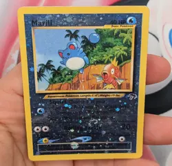 Pokemon TCG Marill Southern Islands Promo Reverse Holo Card LP W/ Swirl 🍥 - Image 1