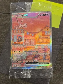 Mew ex SVP 053 Black Star Promo UPC Pokemon 151 Card SEALED - Image 1