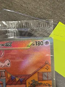 Mew ex SVP 053 Black Star Promo UPC Pokemon 151 Card SEALED - Image 3