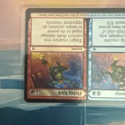 1x Double Jump // Flying Kick - SURGE FOIL MTG Commander Teenage Mutant Ninja Tu - Image 3