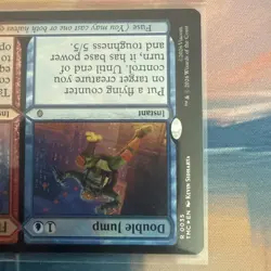 1x Double Jump // Flying Kick - SURGE FOIL MTG Commander Teenage Mutant Ninja Tu - Image 4
