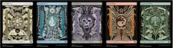 Full Art Phyrexian Text Basic Land Set - Phyrexia All Will Be One - MTG - Image 1