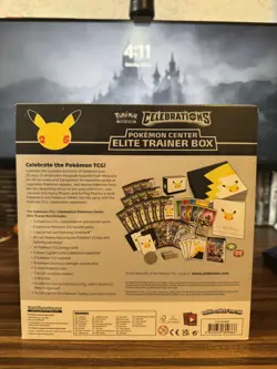 Pokemon Celebrations Elite Trainer Box Pokemon Center Collectors Edition Booster - Image 2