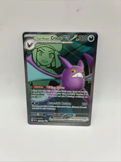 Pokemon TCG Team Rocket's Crobat ex 217/182 Sv10: Destined Rivals Holo - Image 1