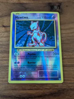 Pokemon TCG 2016 XY Evolutions Mewtwo Reverse Holo 51/108 - Image 1