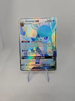 Glaceon GX SV55/SV94 Hidden Fates Shiny Vault Holo Near Mint Pokemon TCG - Image 1