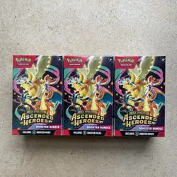 3x Pokemon Ascended Heroes Booster Bundles - Brand New & Sealed - Image 1