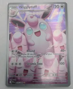 Wigglytuff 105/094 Illustration Rare Phantasmal Flames Pokemon clean UK exp a1 ⭐ - Image 1