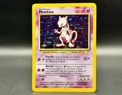 Mewtwo 10/102 - Holo Base Set Pokemon Card (1999) - Image 1