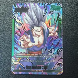 Son Gohan : SH FB09-049 Leader Alternate Art Dual Evolution Dragon Ball Card Eng - Image 1
