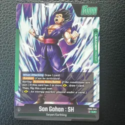 Son Gohan : SH FB09-049 Leader Alternate Art Dual Evolution Dragon Ball Card Eng - Image 2