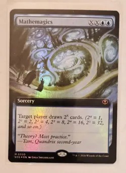 MTG Mathemagics Extended Art - Secrets of Strixhaven - Image 1