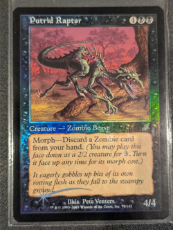 Putrid Raptor - FOIL - Scourge - NM - MTG - Magic the Gathering - Black - Image 1