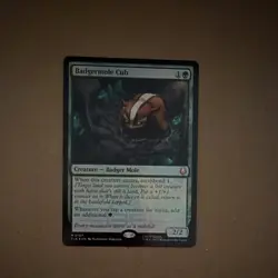 Badgermole Cub 0167 Avatar Magic the Gathering foil brand new unplayed - Image 1