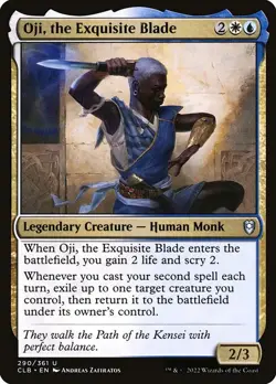 [MTG] Oji, the Exquisite Blade (290) (CLB) LP-HP - Image 1