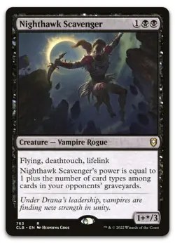 Nighthawk Scavenger #763 (NM) Baldur's Gate CLB Magic MTG - Image 1