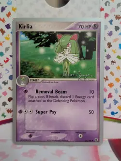 Pokemon TCG Kirlia 34/109 World Championships 2004 Kevin Nguyen Signature NM - Image 1