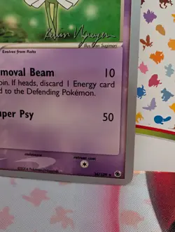 Pokemon TCG Kirlia 34/109 World Championships 2004 Kevin Nguyen Signature NM - Image 4