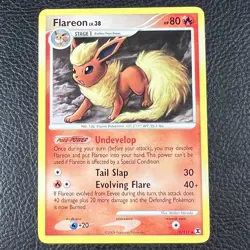 Flareon 19/111 Rising Rivals (Pokemon) Non Holo Rare - LP - Image 1