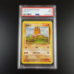 PSA 9 Diglett 47/102 Pokemon Base Set 1999 Non Holo Graded Card - Image 1