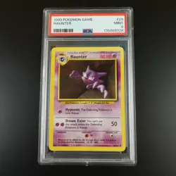 PSA 9 Haunter 29/102 Pokemon Base Set 1999 Non Holo Card - Image 1