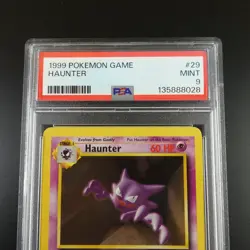 PSA 9 Haunter 29/102 Pokemon Base Set 1999 Non Holo Card - Image 2