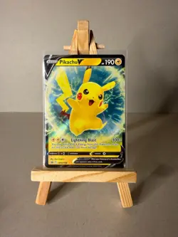 Pokemon TCG Pikachu V Promo SWSH198 - Image 1