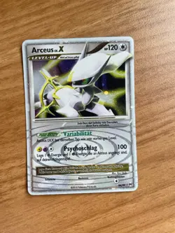 Pokemon Arceus LV.X AR 96 Vintage Single 2009 Platinum Deutsch Toploader PSA BGS - Image 1