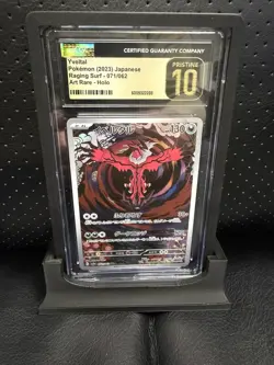 Pokemon Yveltal 071/062 Sv3a Raging Surf Art Rare Holo Japanese CGC Pristine 10 - Image 1
