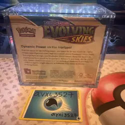 Pokemon Sword & Shield Evolving Skies Booster Box SEALED/ will Come with CASE - Image 2