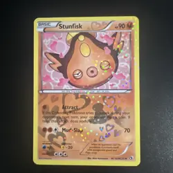 Pokemon TCG Stunfisk B&W: Legendary Collection Radiant Collection RC12/RC25 - Image 1