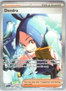 Dendra 266/193 Special Illustration Rare Paldea Evolved Pokemon NM - Image 1