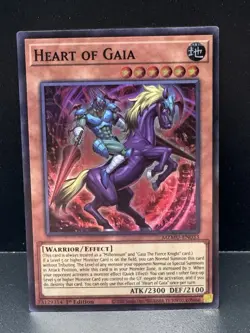 HEART OF GAIA - MZMU-EN033 - YUGIOH - Super Rare - 1st Ed. - NM/M - Image 1