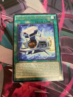 YUGIOH - SUPER QUANTAL MECH SHIP MAGNACARRIER - RARE - WIRA - 1ST ED - NM - Image 1