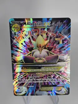 M Alakazam EX (Full Art) 118/124 XY Fates Collide Holo Pokemon Card - Image 2
