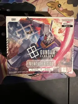 Gundam Card Game Newtype Rising Booster Box GD01 English Factory Sealed - Image 1