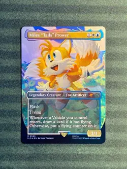 Miles Tails Prowler Foil M 2085 Secret Lair Sonic SEGA SLD MTG NM+ - Image 1