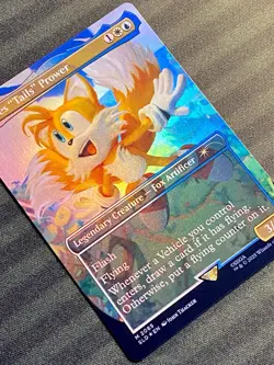 Miles Tails Prowler Foil M 2085 Secret Lair Sonic SEGA SLD MTG NM+ - Image 3