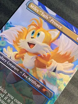 Miles Tails Prowler Foil M 2085 Secret Lair Sonic SEGA SLD MTG NM+ - Image 4