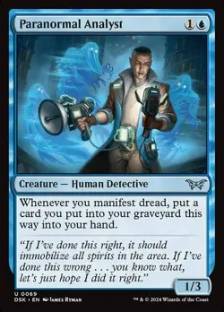 [MTG] Paranormal Analyst (Foil) (69) (DSK) LP-HP - Image 1