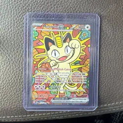 Pokemon Meowth EX Full Art 121/XY-P Basic English Card 170 HP EX - Image 1
