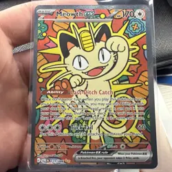 Pokemon Meowth EX Full Art 121/XY-P Basic English Card 170 HP EX - Image 2