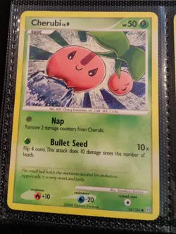Pokemon TCG Stormfront - Cherubi 56/100 - Common Card LP - Non-Holo - FREE SHIP - Image 1