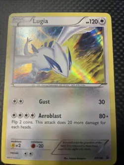 Lugia - XY156 - Pokemon XY Promo Holo Rare Card LP - Image 1