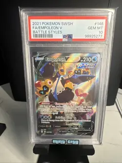 2021 POKEMON SWORD & SHIELD BATTLE STYLES #146 FA/EMPOLEON - Image 1