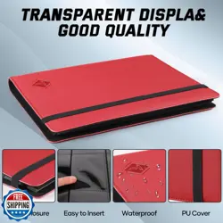 Tioplior 9 Pocket Card Binder,Trading Card binder Holds 432 Side Loading Pock - Image 4