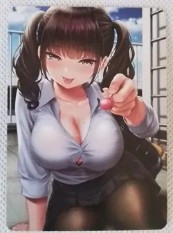 JK Cute Girl Goddess Story ACG Anime Waifu Double-Sided Trading Card - Image 1