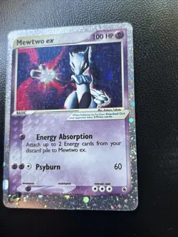 Mewtwo 101/109 EX Ruby & Sapphire Pokemon card TCG RARE Super Clean VLP See Pics - Image 3