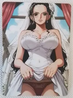 One Piece Robin Lewd Anime Doujin Waifu Double Sided Card AGC CCG - Image 1